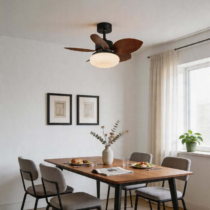 Zentox Ceiling Fan Light | French Creamy Style Dining Fan