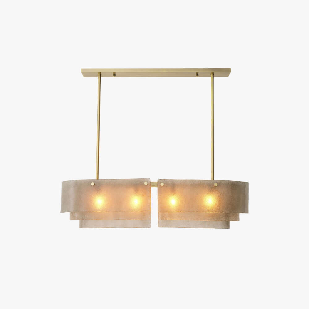 Zeritho Chandelier – American Style Glass Dining Room Light
