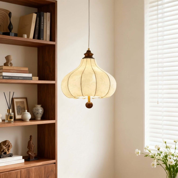 Zerumo Pendant Lamp – French Vintage Fabric Dining Light