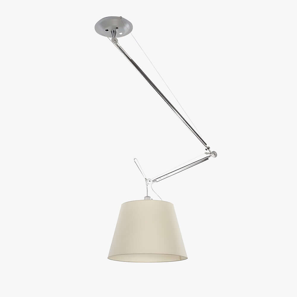 Zeyvon Chandelier | Industrial Parchment Bedroom Lamp