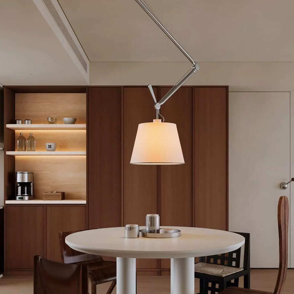 Zeyvon Chandelier | Industrial Parchment Bedroom Lamp