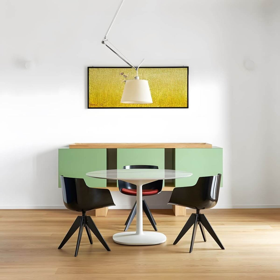 Zeyvon Chandelier | Industrial Parchment Bedroom Lamp