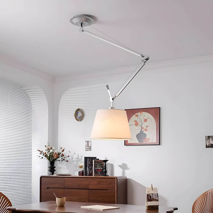 Zeyvon Chandelier | Industrial Parchment Bedroom Lamp