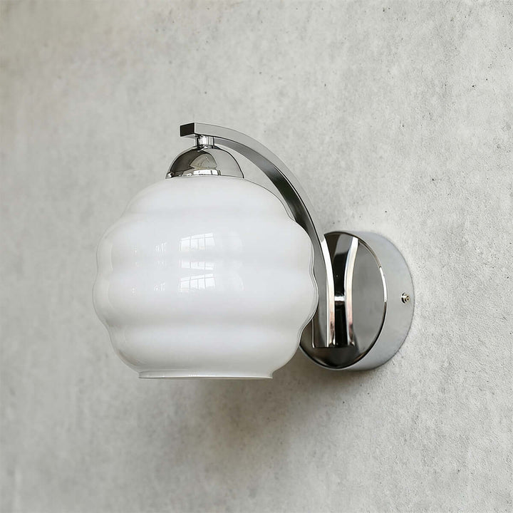 Zirona Wall Lamp – Vintage Bedroom Glass Wall Light