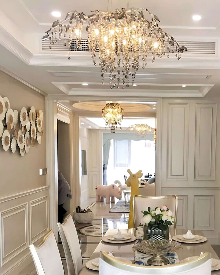 Zirvona Crystal Chandelier – French Light Luxury Crystal Chandelier