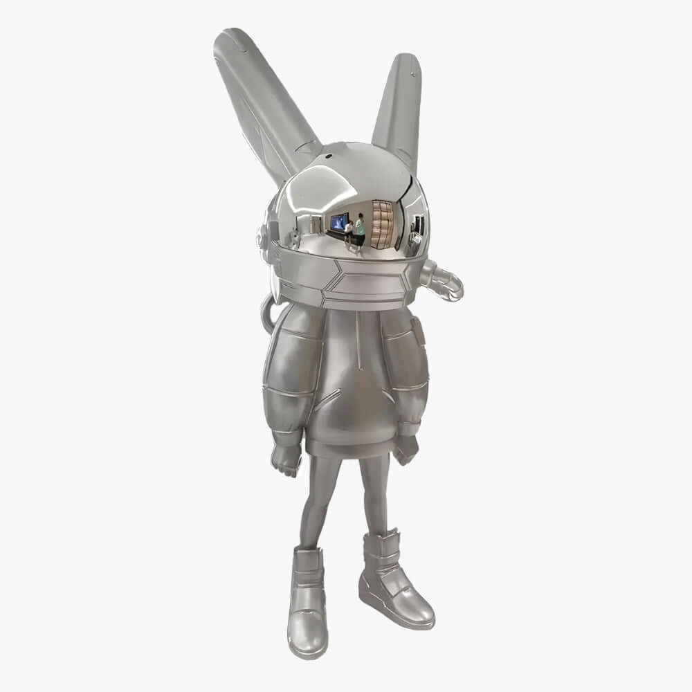 Zivaro Decorative Art Sculpture – Space Bunny Living Room Decor