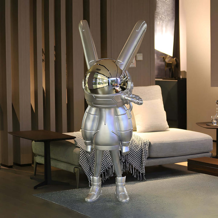 Zivaro Decorative Art Sculpture – Space Bunny Living Room Decor