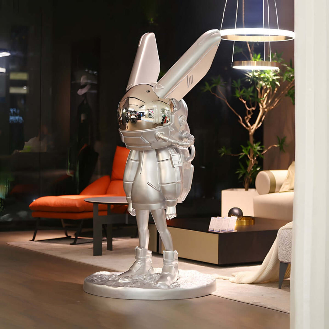 Zivaro Decorative Art Sculpture – Space Bunny Living Room Decor