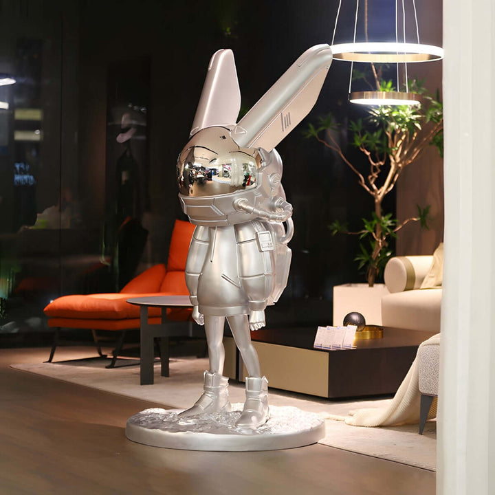 Zivaro Decorative Art Sculpture – Space Bunny Living Room Decor