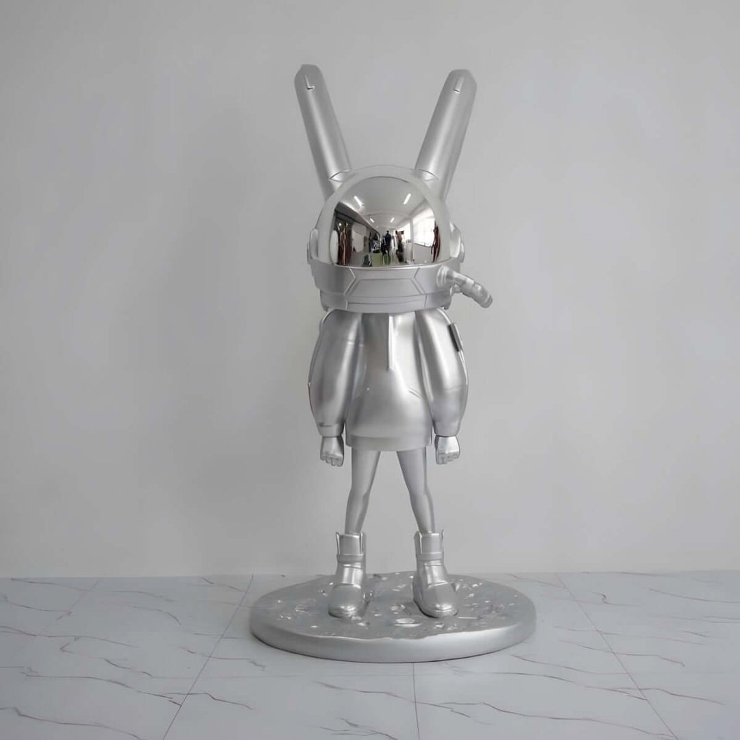 Zivaro Decorative Art Sculpture – Space Bunny Living Room Decor