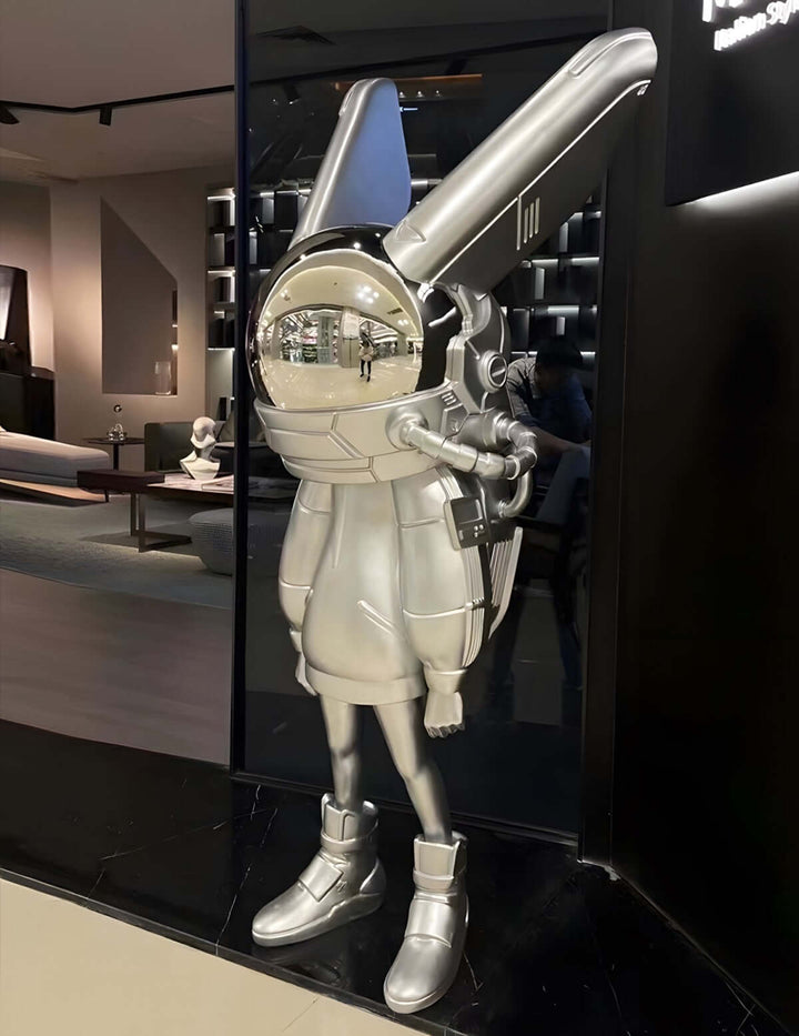 Zivaro Decorative Art Sculpture – Space Bunny Living Room Decor