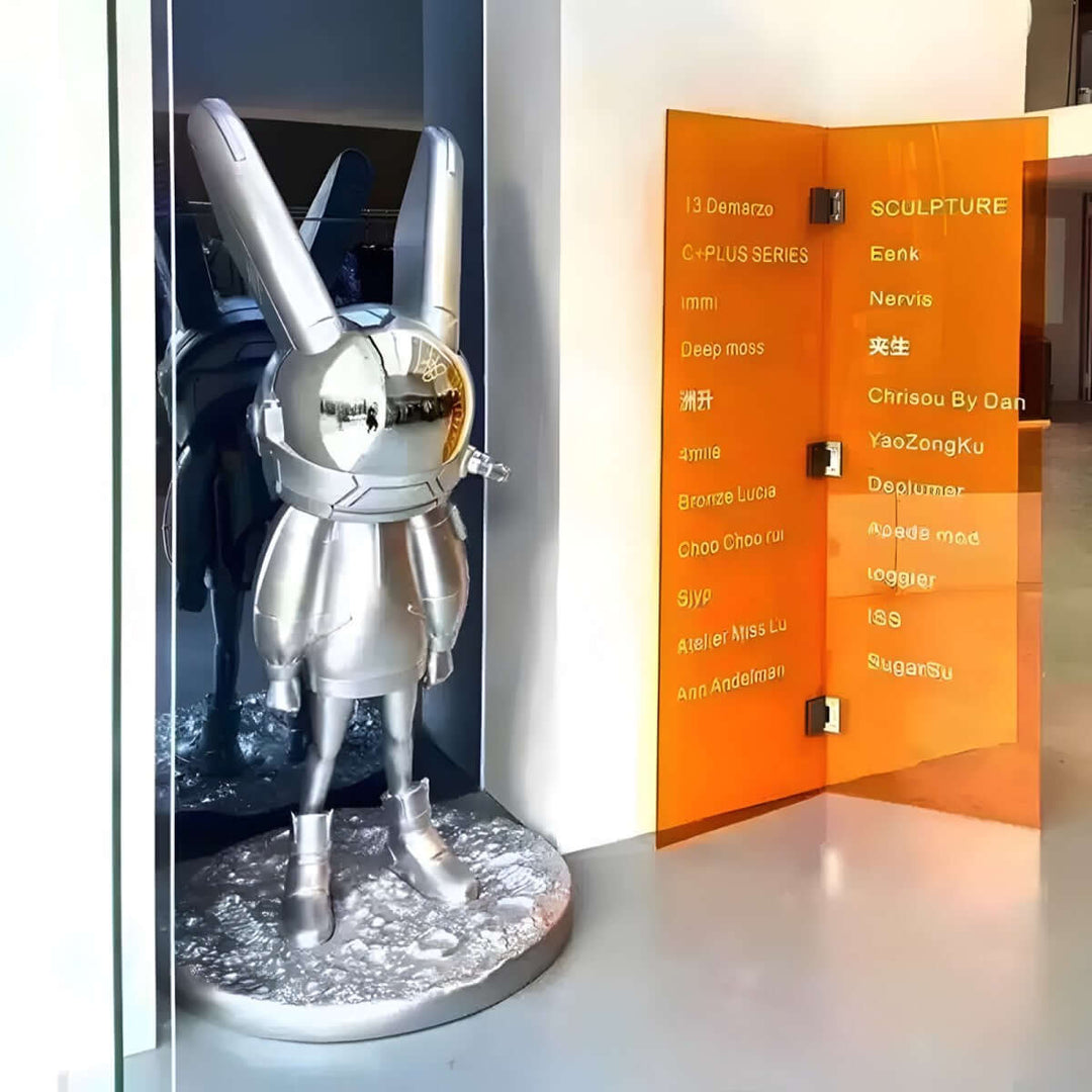 Zivaro Decorative Art Sculpture – Space Bunny Living Room Decor