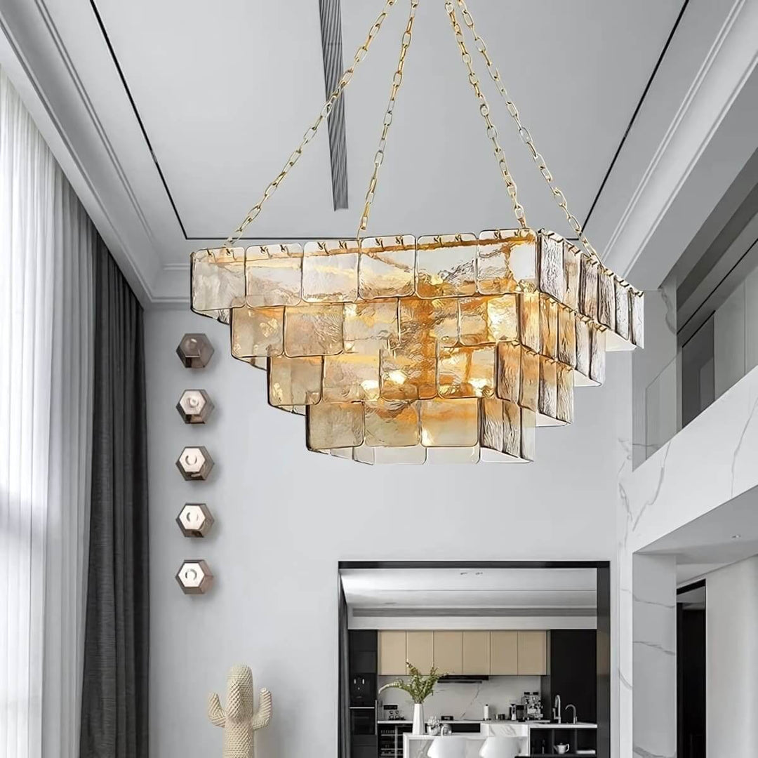 Zorvexa Chandelier - French Luxury Lighting for Villas & Living Rooms