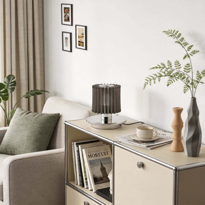 Zorvixa Table Lamp – American Simple Fabric Bedside Lamp