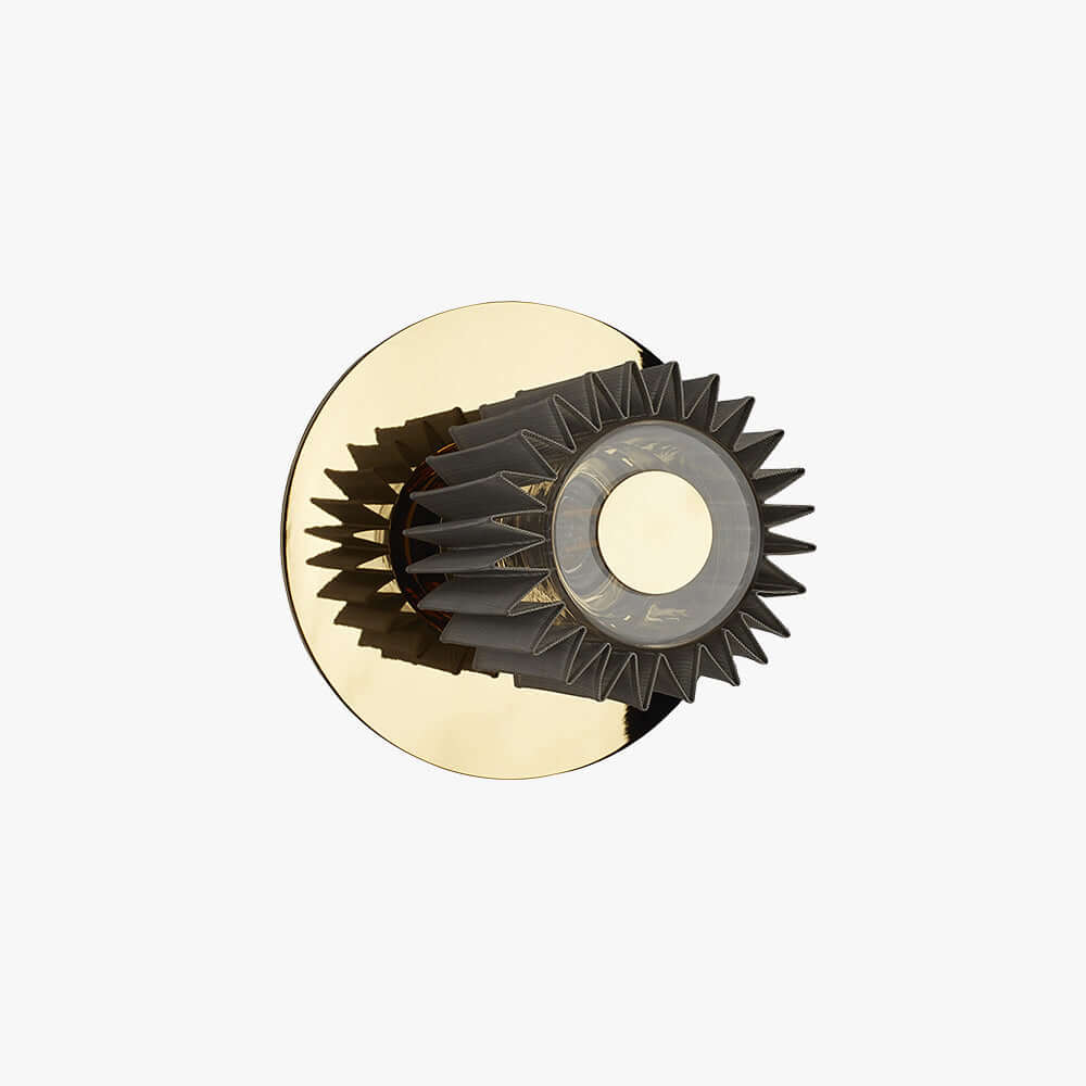 Zorvixa Wall Light - Minimal Pleated Fabric Corridor Wall Light