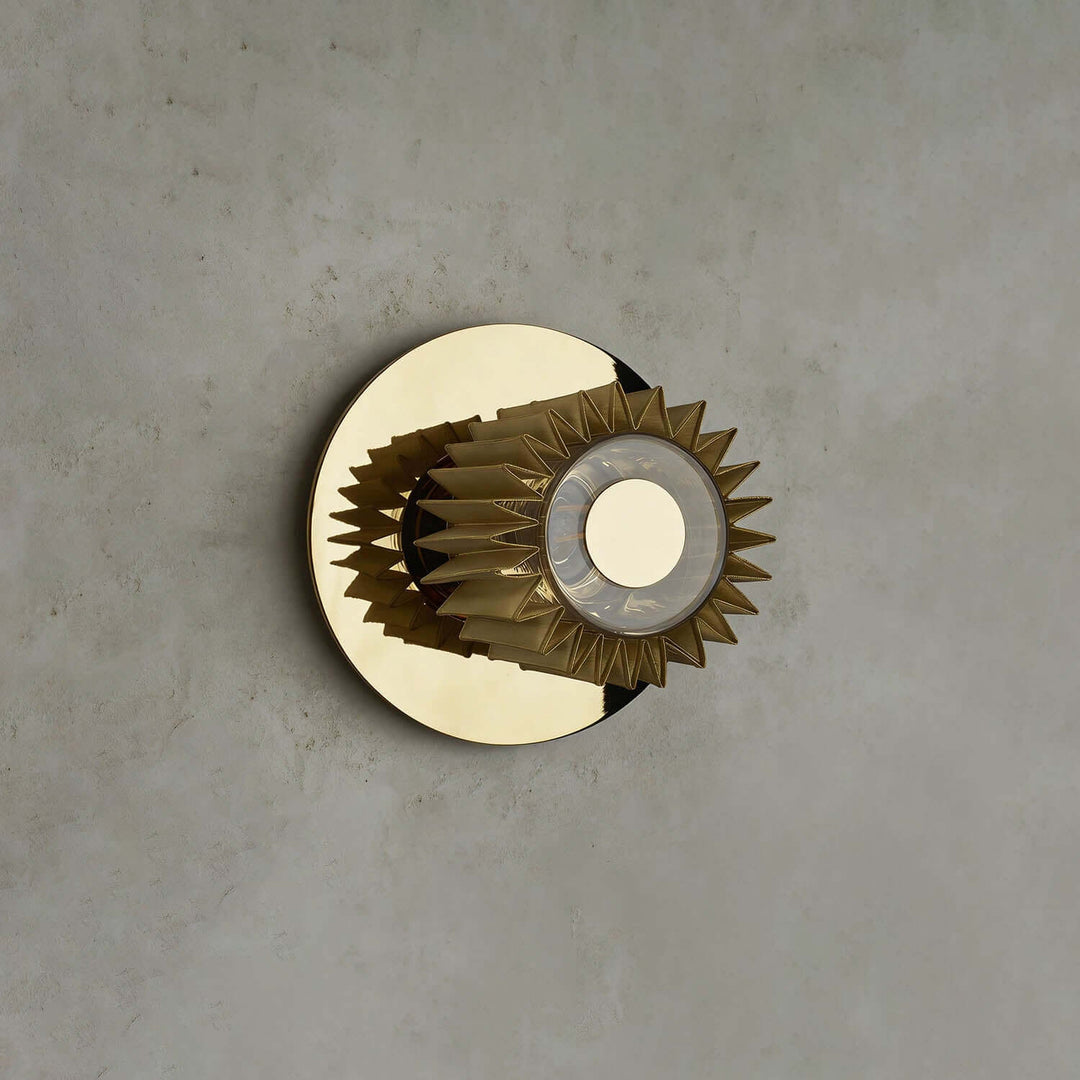 Zorvixa Wall Light - Minimal Pleated Fabric Corridor Wall Light