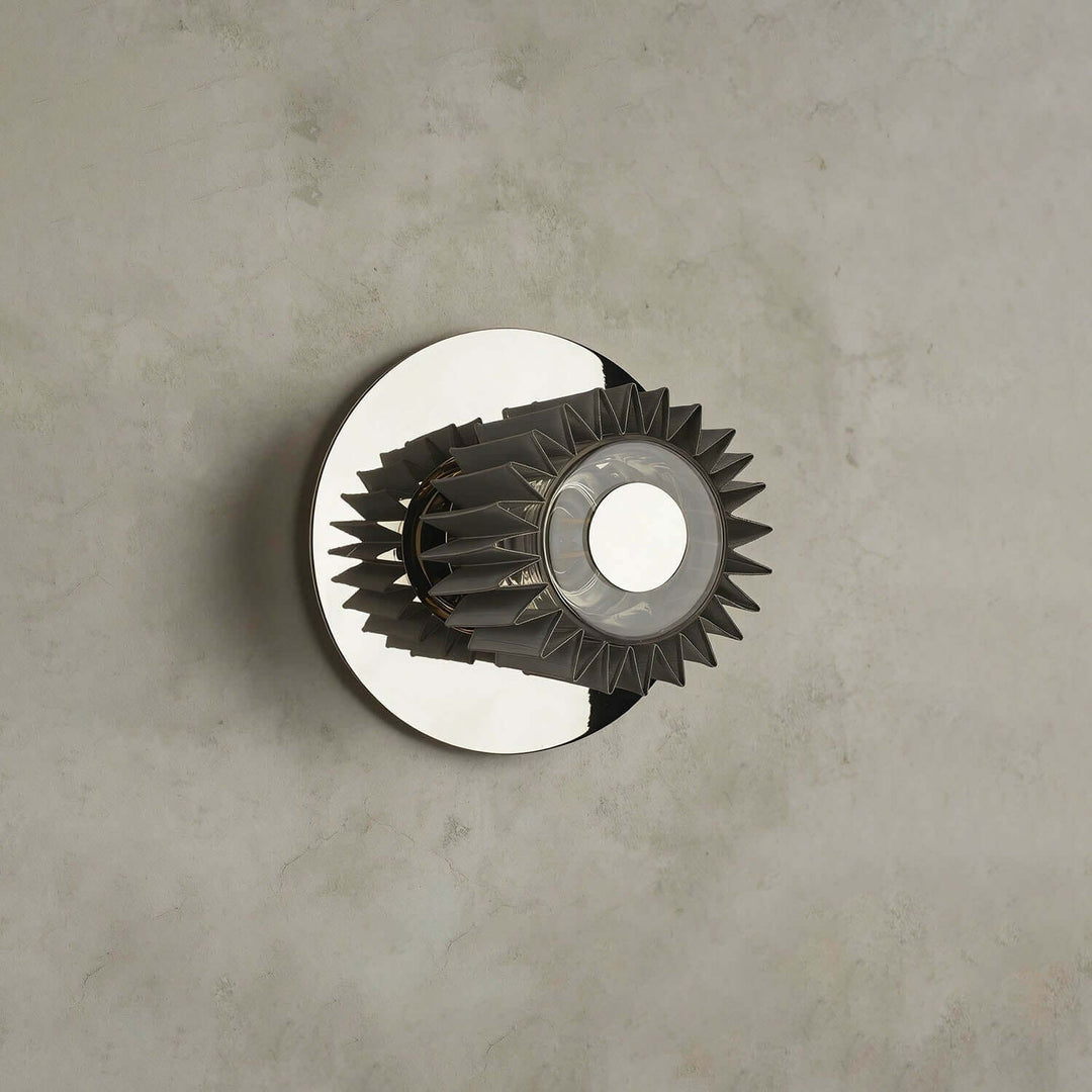 Zorvixa Wall Light - Minimal Pleated Fabric Corridor Wall Light