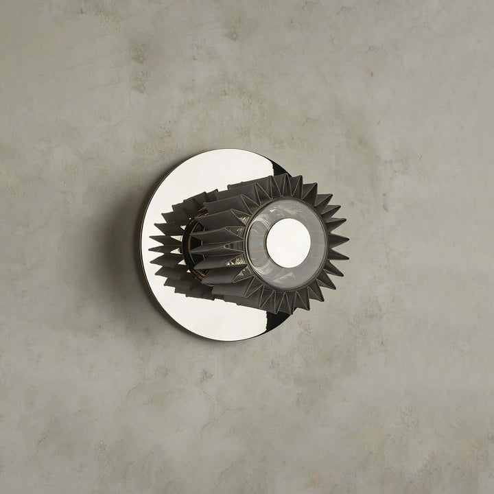 Zorvixa Wall Light - Minimal Pleated Fabric Corridor Wall Light