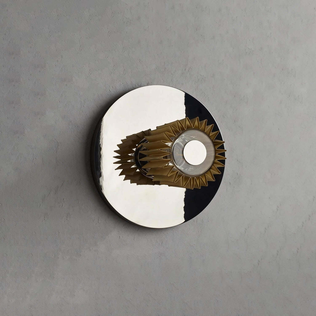 Zorvixa Wall Light - Minimal Pleated Fabric Corridor Wall Light