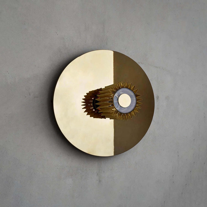 Zorvixa Wall Light - Minimal Pleated Fabric Corridor Wall Light