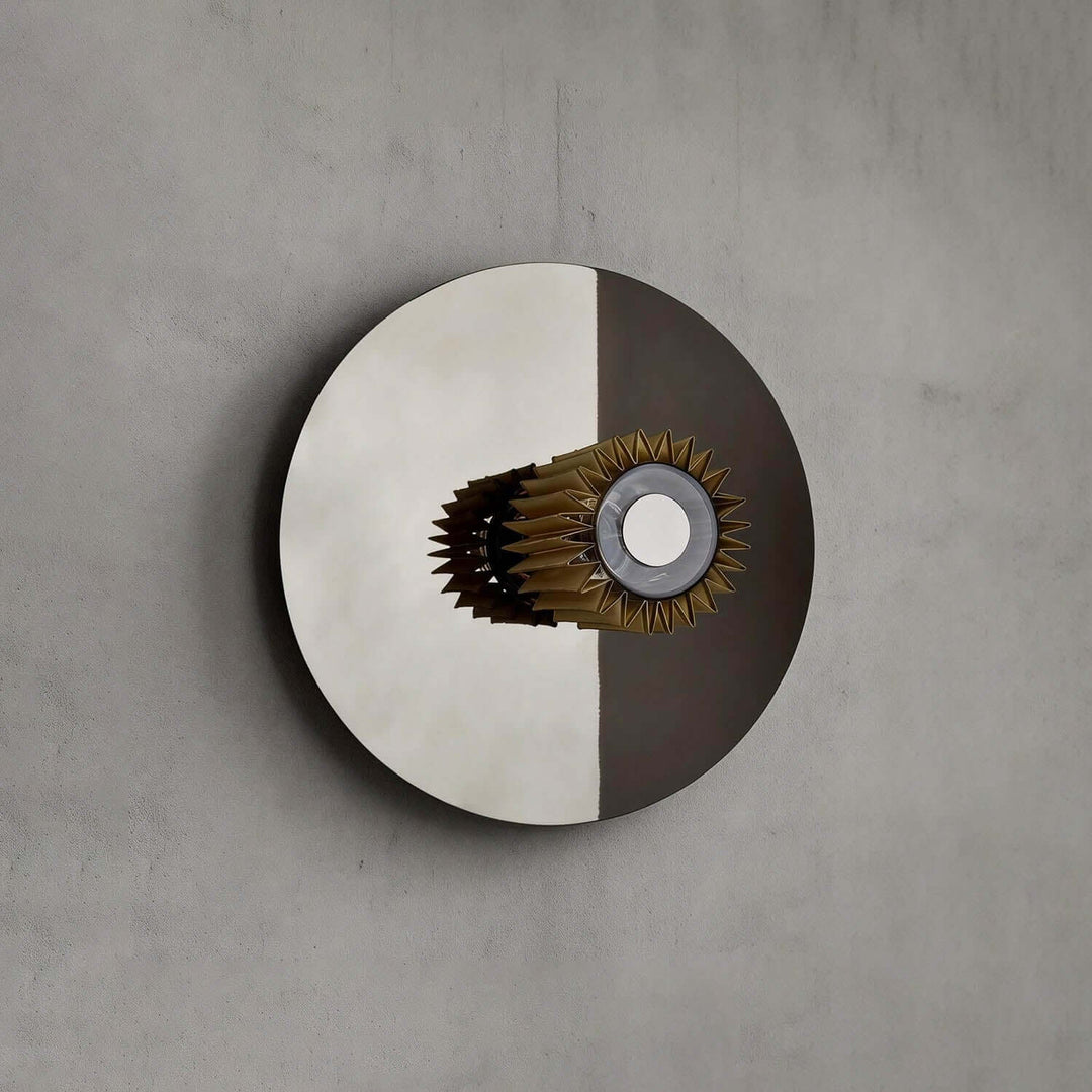 Zorvixa Wall Light - Minimal Pleated Fabric Corridor Wall Light