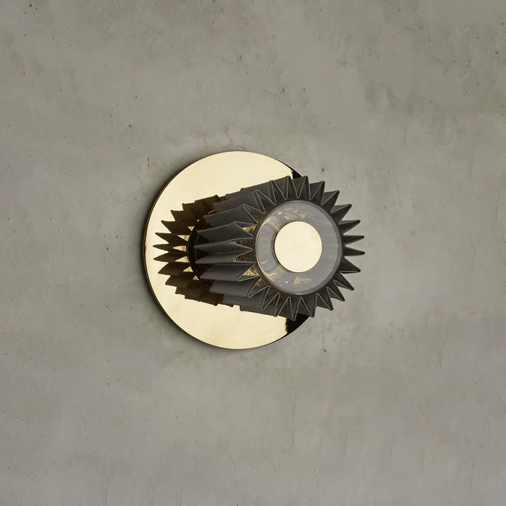 Zorvixa Wall Light - Minimal Pleated Fabric Corridor Wall Light