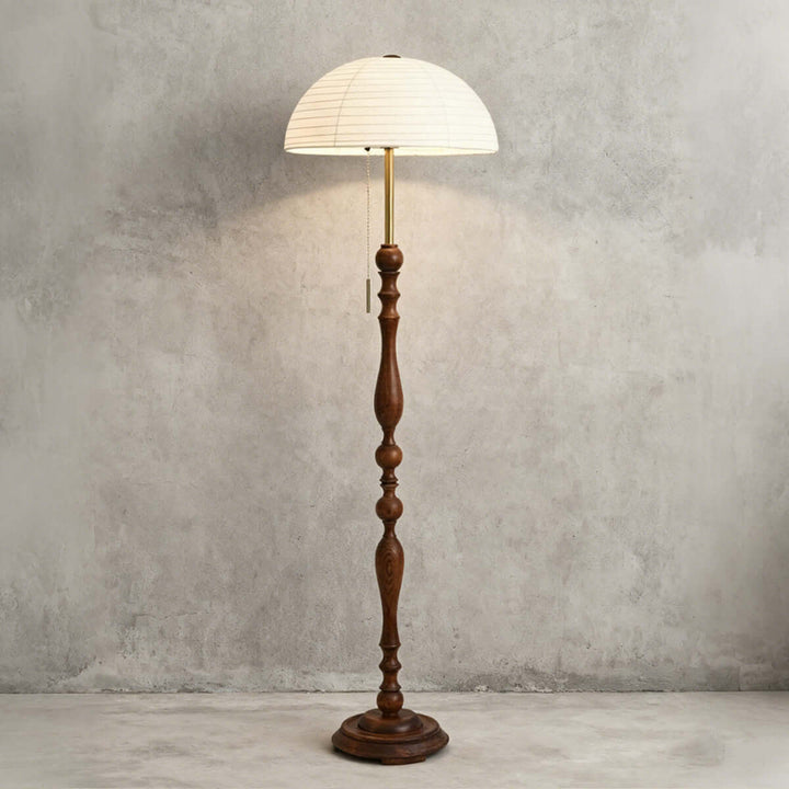 Zuremi Floor Lamp – French Retro Wabi-sabi Silk-like Lamp
