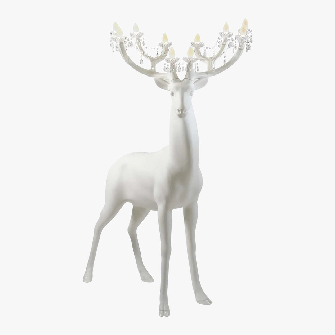 Zylarin Resin Floor Lamp – Creative Sika Deer Resin Sculpture