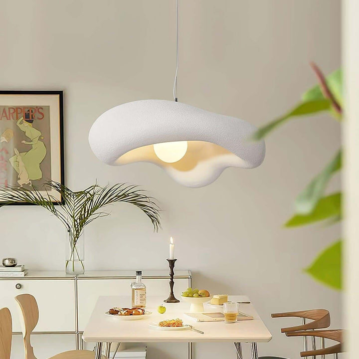 Zyora Resin Pendant Lamp - French Cream Style Minimalist Dining Lamp