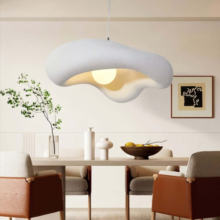 Zyora Resin Pendant Lamp - French Cream Style Minimalist Dining Lamp