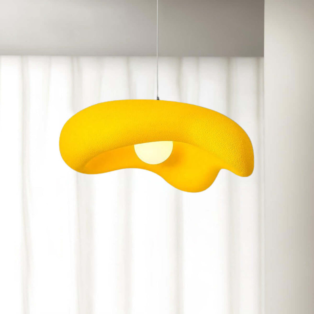 Zyora Resin Pendant Lamp - French Cream Style Minimalist Dining Lamp