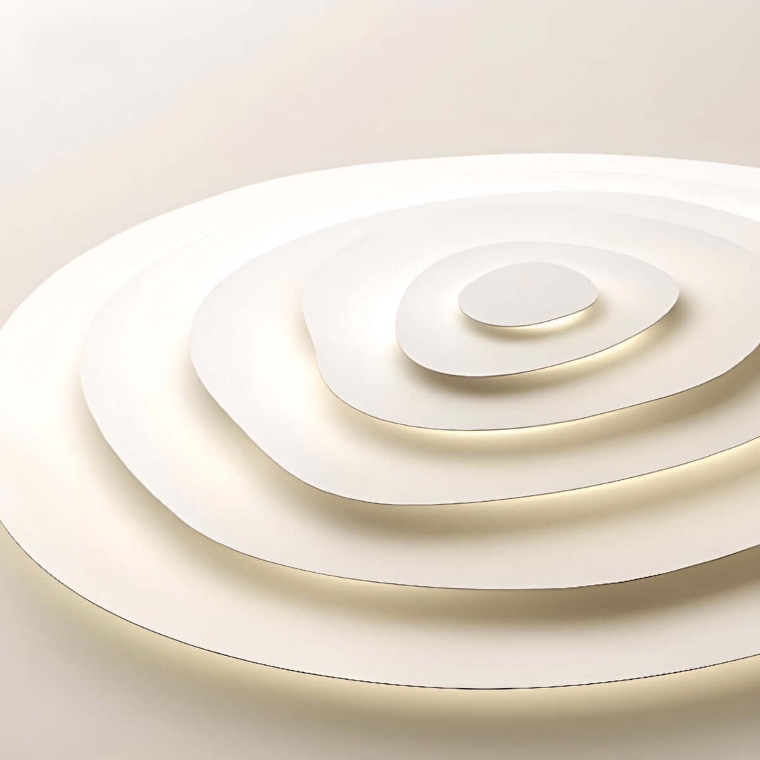 Zyphon Ceiling Lamp – French Minimalist Cream Bedroom Lighting