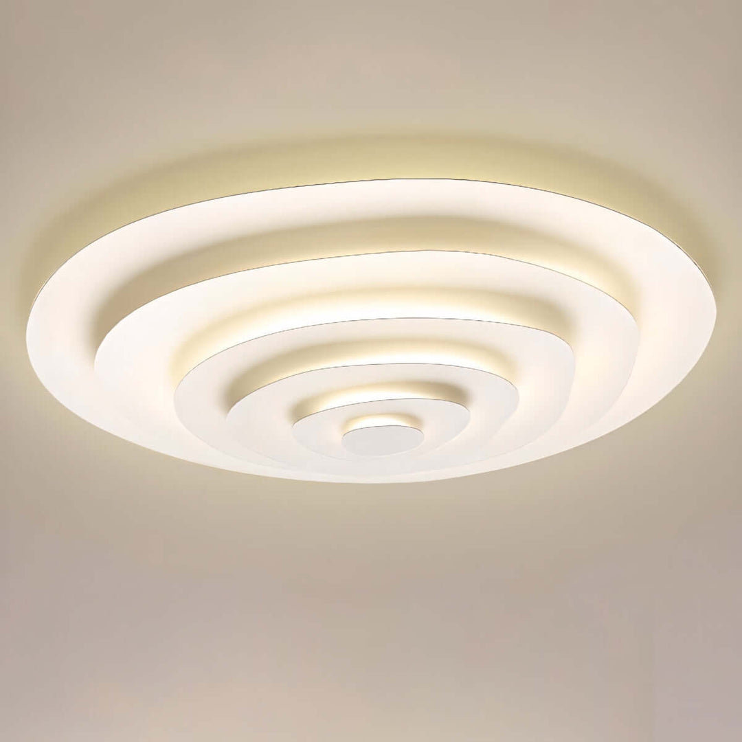 Zyphon Ceiling Lamp – French Minimalist Cream Bedroom Lighting