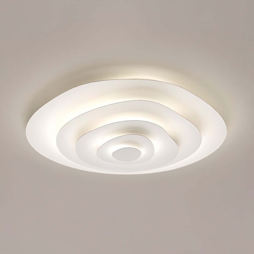 Zyphon Ceiling Lamp – French Minimalist Cream Bedroom Lighting