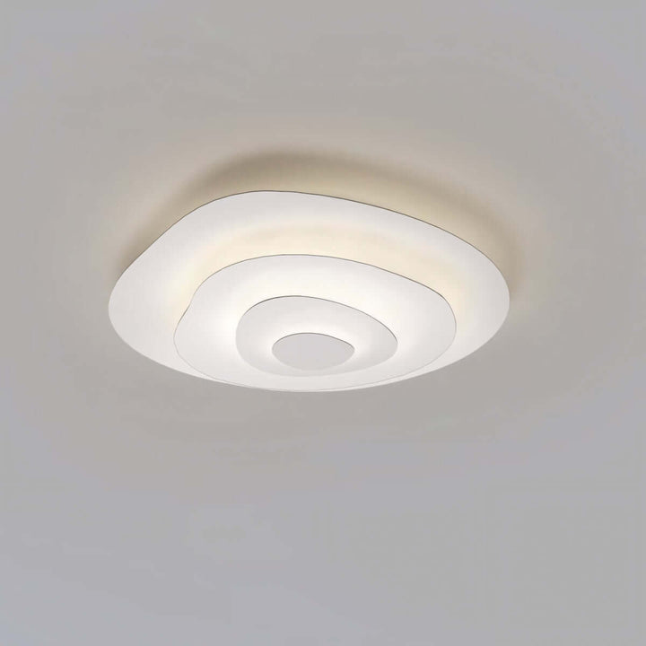 Zyphon Ceiling Lamp – French Minimalist Cream Bedroom Lighting