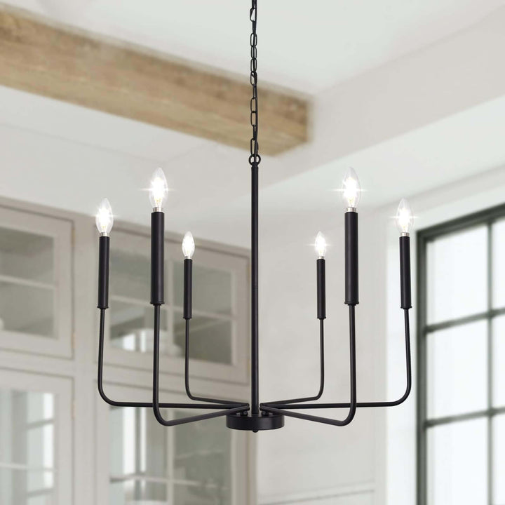 Zyro Fane Chandelier - Country Vintage Industrial Lighting