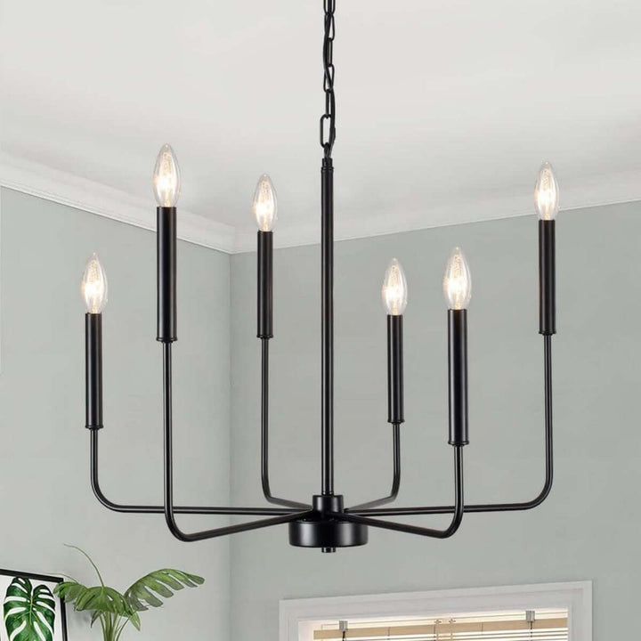 Zyro Fane Chandelier - Country Vintage Industrial Lighting