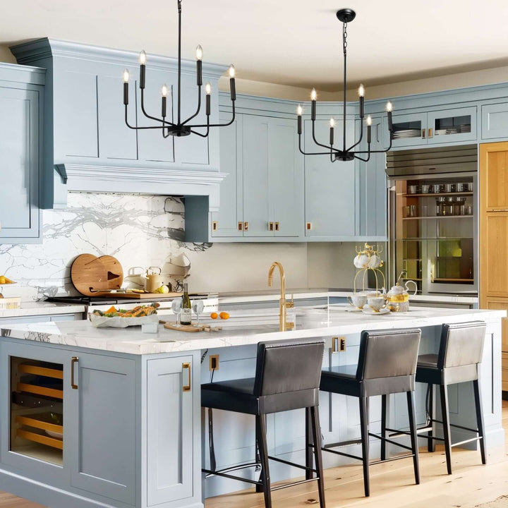 Zyro Fane Chandelier - Country Vintage Industrial Lighting