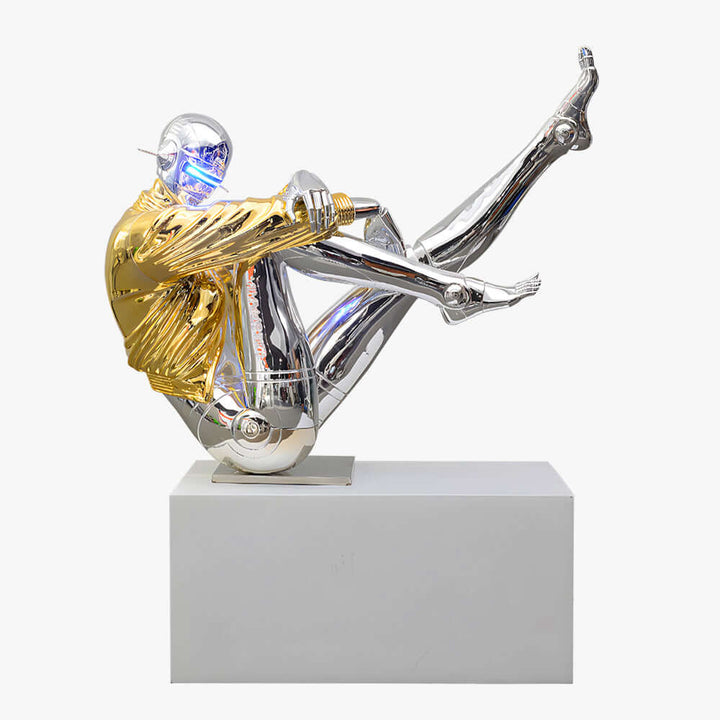 Zytrex Goddess Floor Lamp – Decorative Resin Sculpture for Living Room