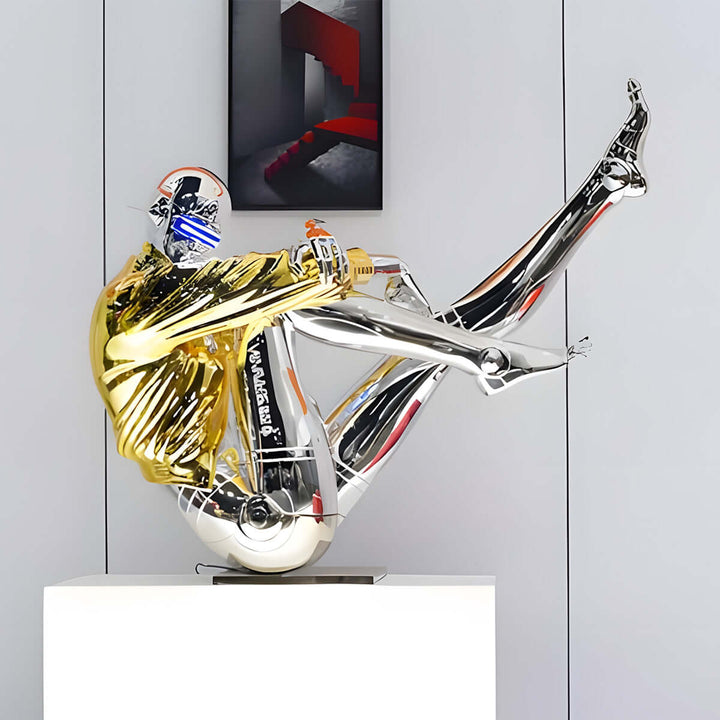 Zytrex Goddess Floor Lamp – Decorative Resin Sculpture for Living Room