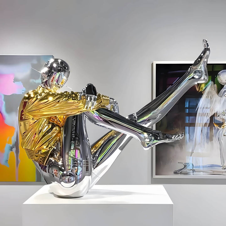 Zytrex Goddess Floor Lamp – Decorative Resin Sculpture for Living Room