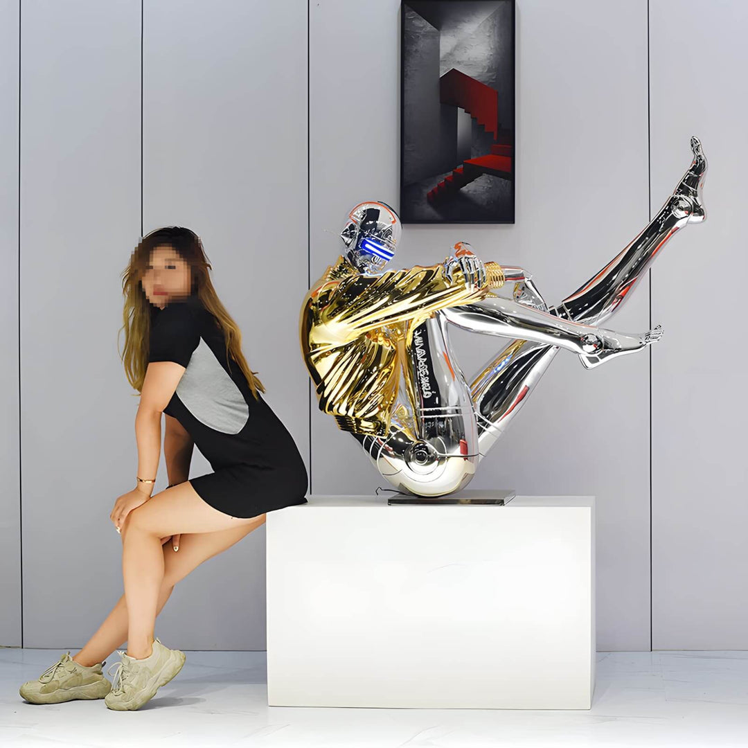 Zytrex Goddess Floor Lamp – Decorative Resin Sculpture for Living Room