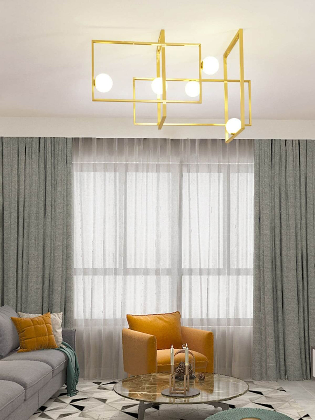 Zytrik Ceiling Light - Postmodern Minimalist Design