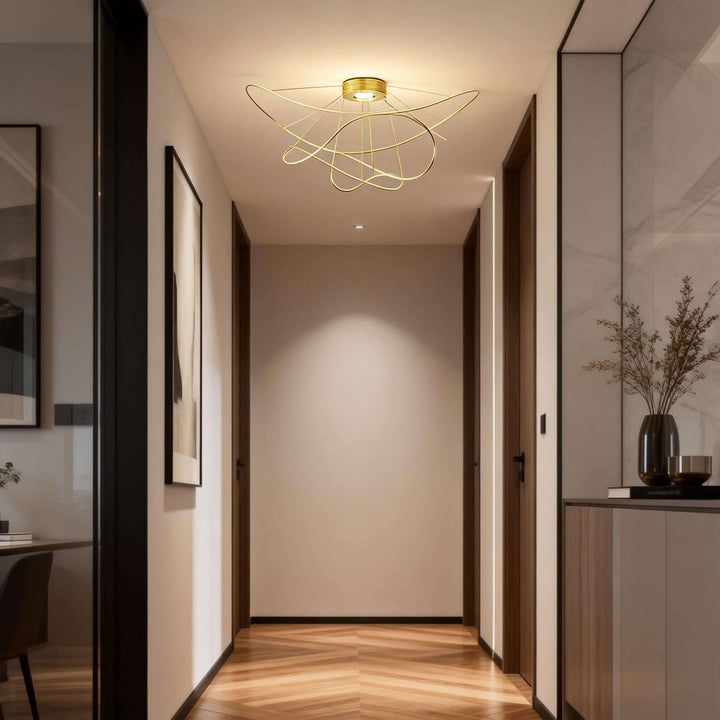 Zyvora Ceiling Light – Artistic Wire Modern Ceiling Light
