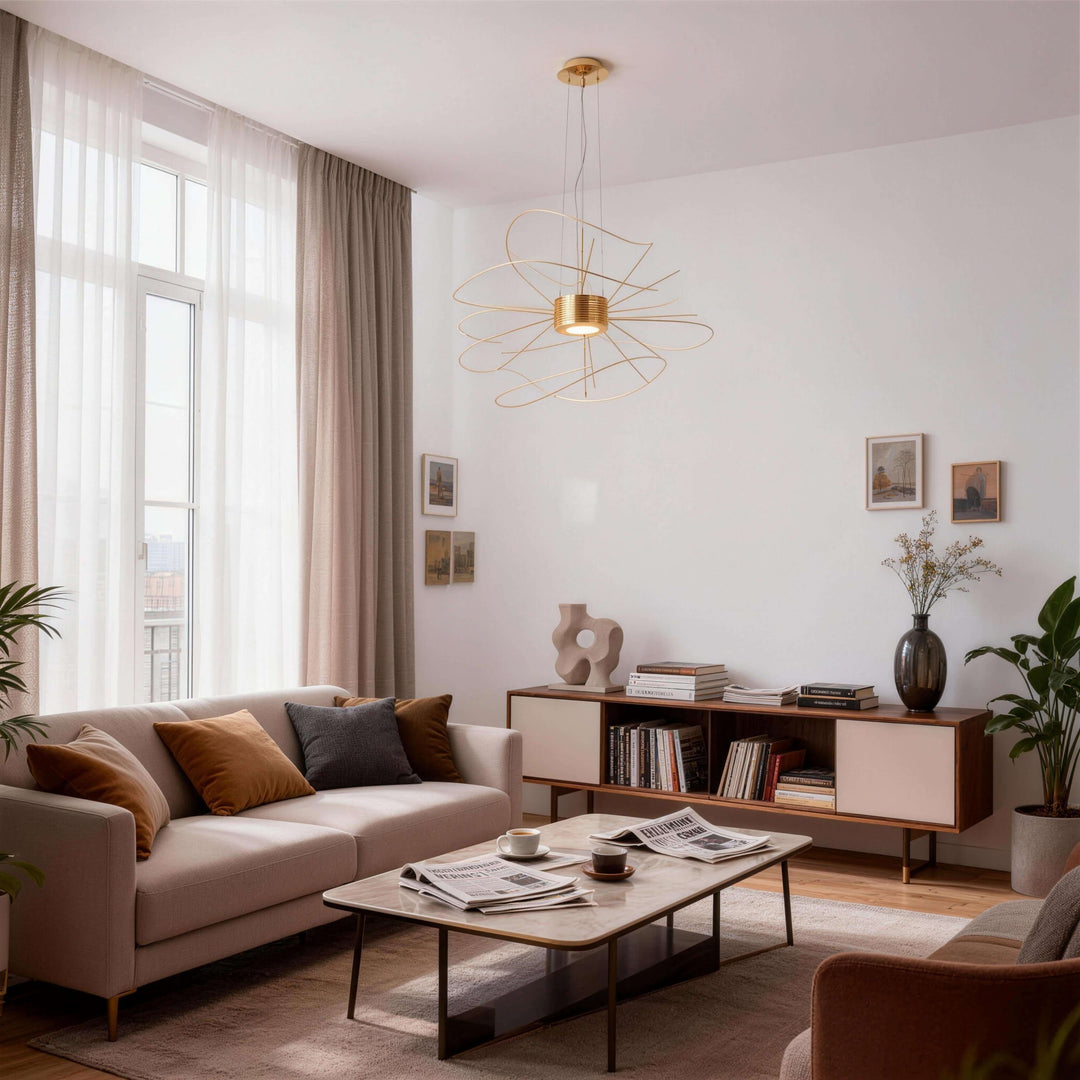 Zyvora Metal Pendant Light Modern Pendant Lighting