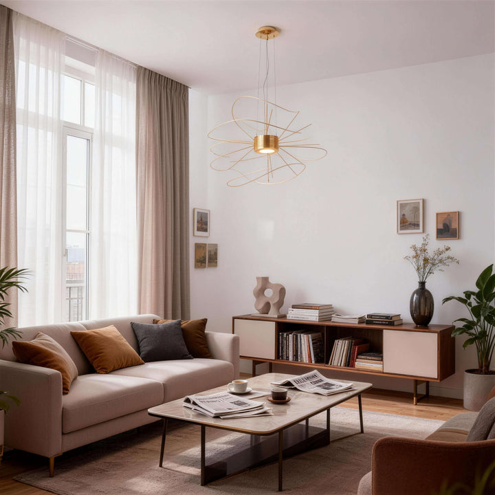 Zyvora Metal Pendant Light Modern Pendant Lighting