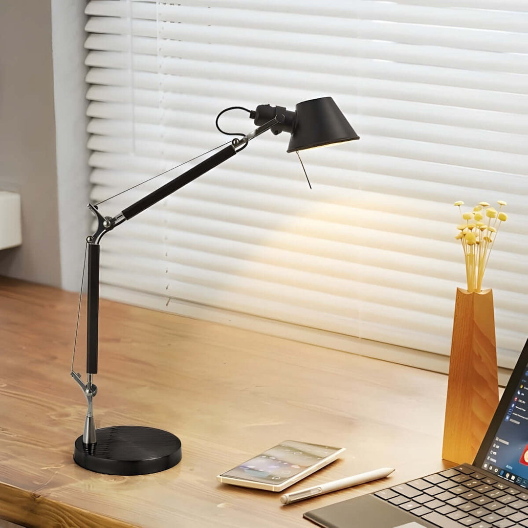 Xirula Table Lamp | Modern Industrial Style Swing Arm Reading Lamp