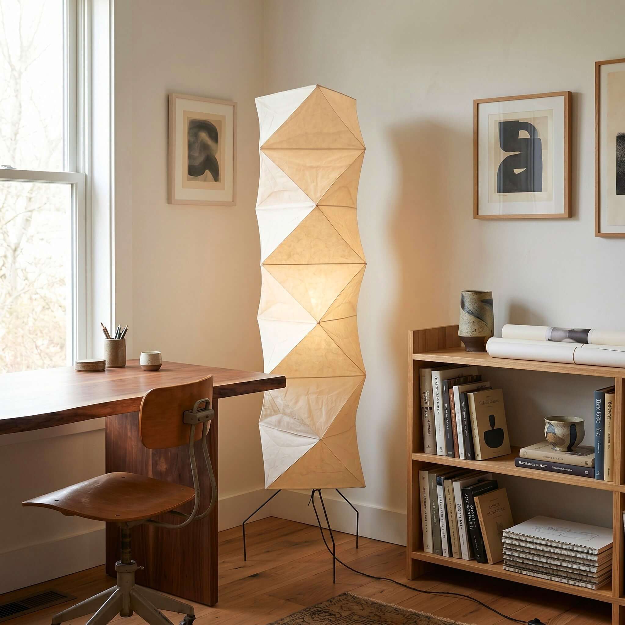 Akari UF4-L8 Floor Lamp | Modern Tall Minimalist Design – Vinlighting