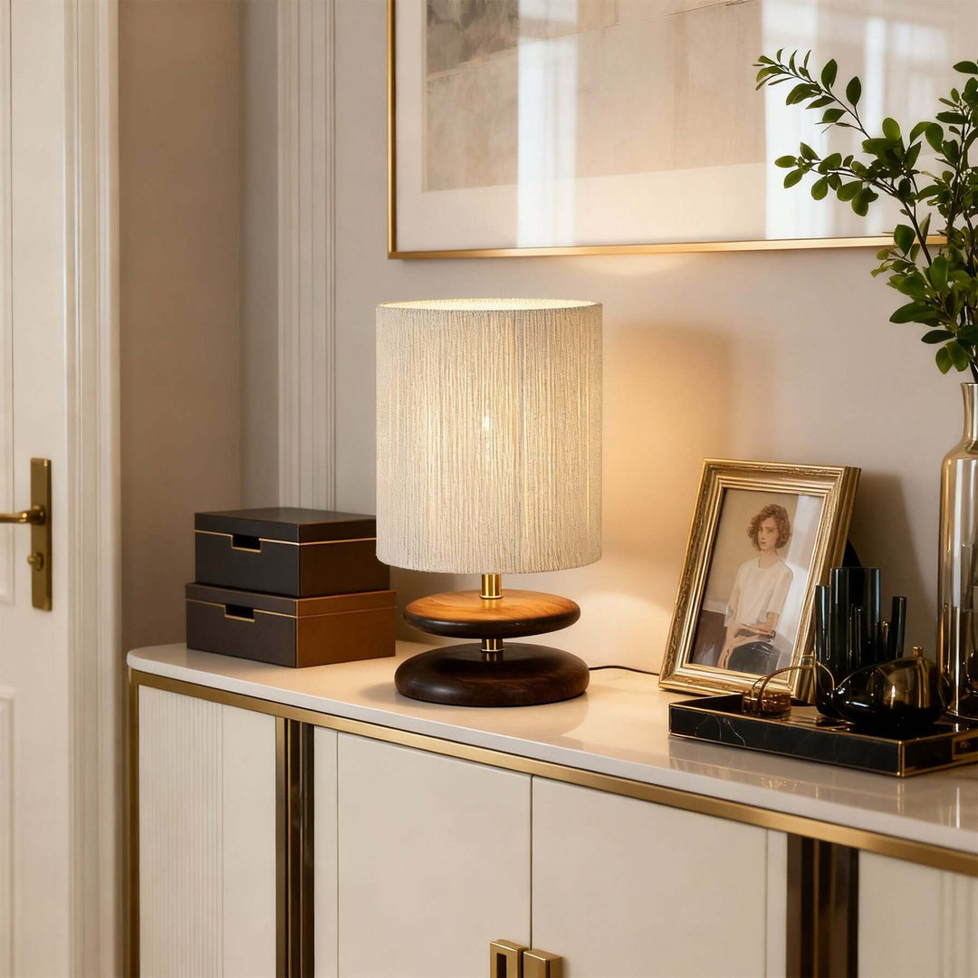 Alnix Table Lamp – Contemporary American Creative Paper Rope