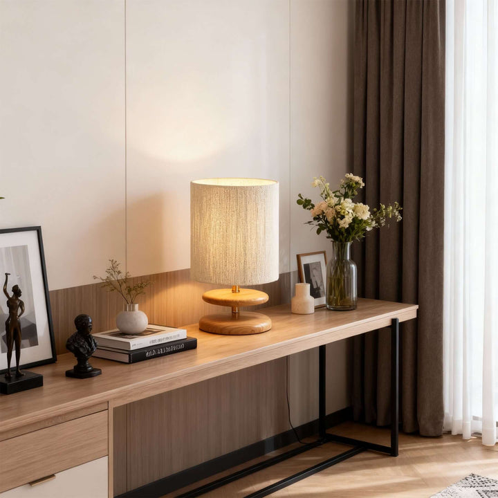 Alnix Table Lamp – Contemporary American Creative Paper Rope